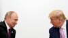 Володимир Путін і Дональд Трамп на зустрічі в Осаці, Японія, 28 червня 2019 року
