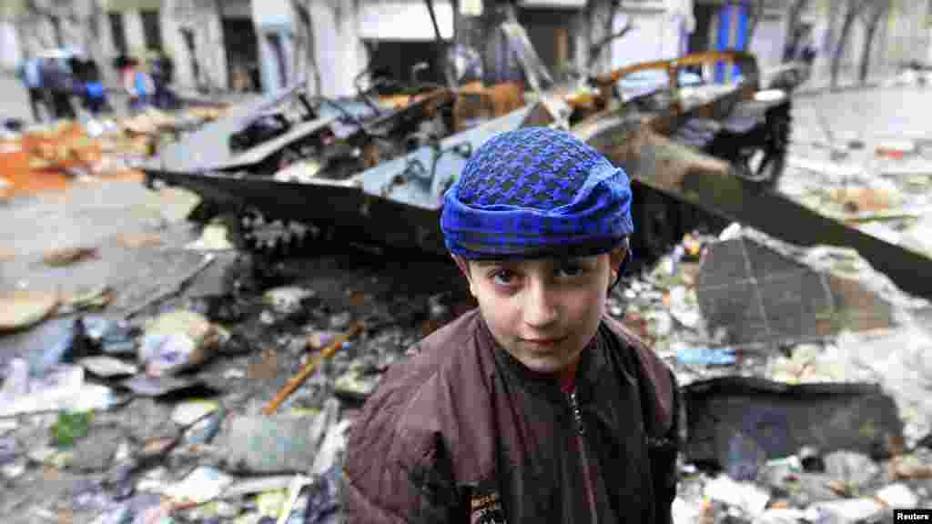 Sirija - Homs, 23. januar 2012. Foto: Reuters / Ahmed Jadallah