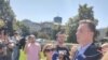 Goran Miletić na konferenciji za novinare objavljuje da će Parada ipak biti održana, 8. septembar 2022.