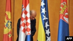 Zastava Crne Gore, Hrvatske, Bosne i Hercegovine te Srbije