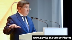 Kyrgyz Prime Minister Akylbek Japarov (file photo)