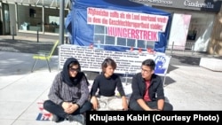 Afghan women activists have launched a hunger strike in Cologne, Germany.