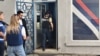 Kosovar police shut down a branch office of the Postal Saving Bank of Serbia in Zvecan on May 20.