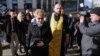 Посланичката на Русия Елеонора Митрофанова присъства на молебен в руската църква "Св. Николай Чудотворец" в София. Храмът беше затворен от руското посолство в продължение на 50 дни.