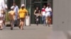 Sarajevo, shopping center, people walking