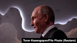 Predsednik Rusije Vladimir Putin u Kazahstanu, oktobar 2022. 