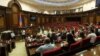 Armenia - Opposition lawmakers attend a session of parliament boycotted by its pro-government majority, June 17, 2024.