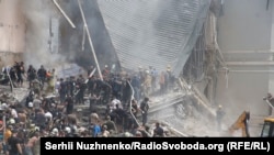 Atac rusesc asupra spitalului de copii din Kiev (galerie foto)