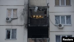 Наслідки атаки дронів у Воронежі, січень 2024 року