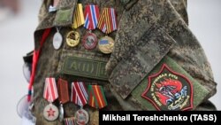Участник первого форума «ветеранов специальной военной операции» в Музее Победы на Поклонной горе. Москва, 23 июня 2023 года