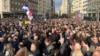 Протестувальники у Белграді, 30 грудня 2023 року