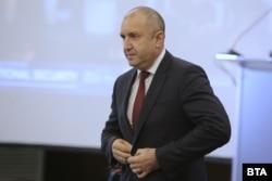 Румен Радев на конференції «Антикорупція та національна безпека» в Софії 21 березня 2023 року