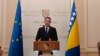 Bećirović je istakao da su "najviši sudovi UN donijeli pravosnažne presude" o genocidu u Srebrenici, 22. mart 2024.