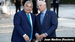 Viktor Orban i Josep Borrell u Granadi, Španjolska, 06.10.2023.