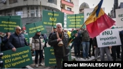 Румыниялык айдоочулардын нааразылык акциясы. Архивдик сүрөт. 