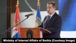 Serbian Interior Minister Ivica Dacic (file photo)