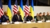 Президент України Володимир Зеленський і учасники засідання Контактної групи з питань оборони України у форматі «Рамштайн». Штаб-квартирі НАТО. Брюссель, Бельгія, 11 жовтня 2023 року