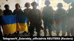 Ukrajinski vojnici u selu Staromajorske u regionu Donjecka, 27. juli