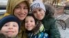 Renata Zhiltsova and her three children