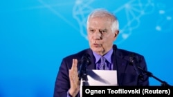 Жозеп Борел в Охрид