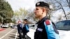 Službenici FRONTEX-a u Skoplju, 20. aprila 2023.