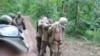 Кадр из видео с украинскими военнопленными в Харьковской области