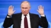 Predsjednik Rusije, Vladimir Putin, govori na nacionalnoj televiziji na godišnjem obraćanju sa pitanjima i odgovorima, 14. decembar 2023. 