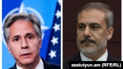 ԱՄՆ պետքարտուղար Էնթոնի Բլինքեն, Թուրքիայի ԱԳ նախարար Հաքան Ֆիդան