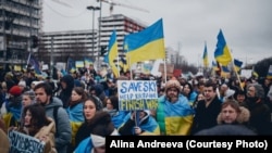 Акція на підтримку України у Берліні, Німеччина, грудень 2023 року