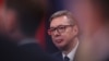 Predsednik Srbije Aleksandar Vučić najavio je da će specijalno tužilaštvo za područje Kosova imati poseban zadatak da istraži i goni kriminalna i protivpravna dela službenika i zvaničnika institucija u Prištini". Fotografija, 8. maj 2024.
