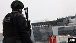 "Крокус Сити Холл" концерттик залы кол салуудан кийин. 22-март, 2024-жыл.