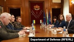Олеся Илашчук се срещна с министъра на отбраната Димитър Стоянов