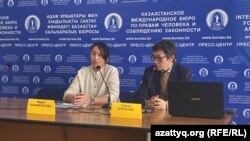 Галым Агелеуов жана Даулетмурат Тажимуратовдун карындашы Мария Тажимуратова. Алматы шаары, 20-февраль.