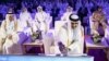 شیخ تمیم بن حمد بن خلیفه آل ثانی، امیر قطر، در مراسم آغاز اجرای طرح توسعه استخراج در بزرگترین میدان گازی جهان