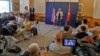 Прес конференција на американската амбасадорка Ангела Агелер во Скопје