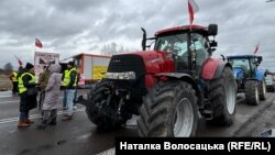 Блокада кордону у пункті пропуску Дорогуськ, Польща, 20 лютого 2024 року 
