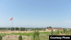 Кыргызстан менен Тажикстандын чек арасына жакын аймак. Баткен облусу. 