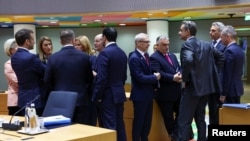 ევროკავშირის სამიტის კულუარები 