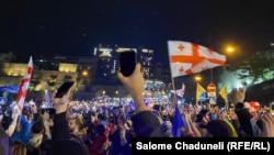 Протести в Грузії проти ухвалення закону про «іноагентів», Тбілісі, 11 травня 2024 року