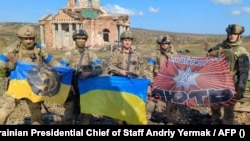 Украинските военни публикуваха снимка с националното знаме от село Клишчиевка