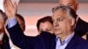 Mađarski premijer Viktor Orban posle objavljivanja prvih rezultata glasanja za Evropski parlament, Budimpešta, 10. jun 2024.
