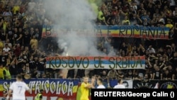 Na meču kvalifikacija za Euro 2024. u Grupi I: Rumunija – Kosovo, 12. septembra 2023. u Bukureštu, rumunski navijači držali su transparente da je Kosovo Srbija i da Besarabija, istorijska regija koja pokriva današnju Moldaviju i delove južne Ukrajine, pripada Rumuniji.
