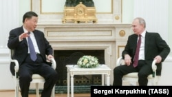 Си Цзинпин менен Владимир Путин. 20-март, 2023-жыл. 