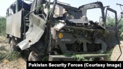 A convoy of Pakistan security forces was hit by a suicide bomber in the South Waziristan tribal ditrict of Khyber Pakhtunkhwa Province on May 27.