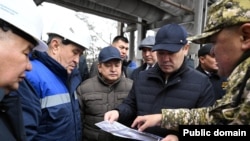 Президент Садыр Жапаров Бишкек жылуулук борборунда. 2-февраль, 2024-жыл.