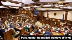 Sjednica moldavskog parlamenta u Kišinjevu, 16. maja 2024.