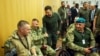 Президент України Володимир Зеленський під час відвідин клініки Staten Island University Hospital, де проходять лікування і реабілітацію поранені українські військовослужбовці. Нью-Йорк, США, 18 вересня 2023 року 