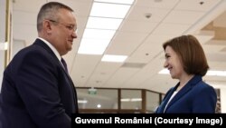 Premierul Nicolae Ciucă s-a întâlnit la Chișinău cu oficialii moldoveni, printre care și președinta Maia Sandu, în 23 martie 2023.