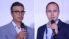 Районните кметове на столичните райони "Средец" Трайчо Трайков (вляво) и на "Триадица" Димитър Божилов печелят над 50% от гласовете на избирателите на първия тур на местните избори на 29 октомври 2023 г. Колаж