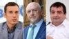 Отляво надясно - Васил Терзиев, Ивайло Старибратов и Константин Бачийски. Терзиев и Старибратов са кандидат-кметове от ПП-ДБ в София и Пловдив, а за кандидатурата на Бачийски в Бургас още текат обсъждания.